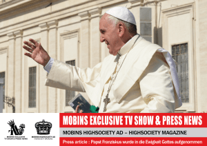 Read more about the article Papst Franziskus wurde in die Ewigkeit Gottes aufgenommen