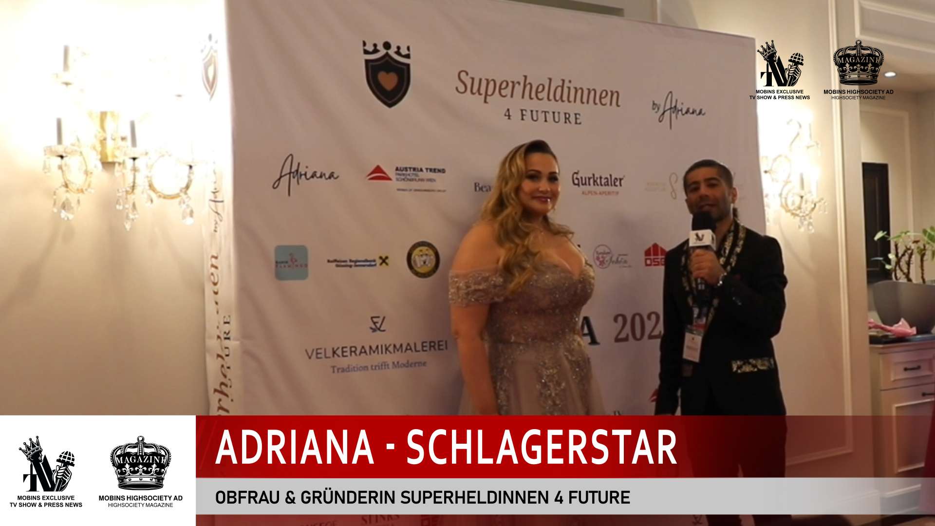 Superheldinnen 4 FUTURE 2026 im Parkhotel Schönbrunn: Gründerin Adriana setzt auf Botschaft mit Red Carpet
